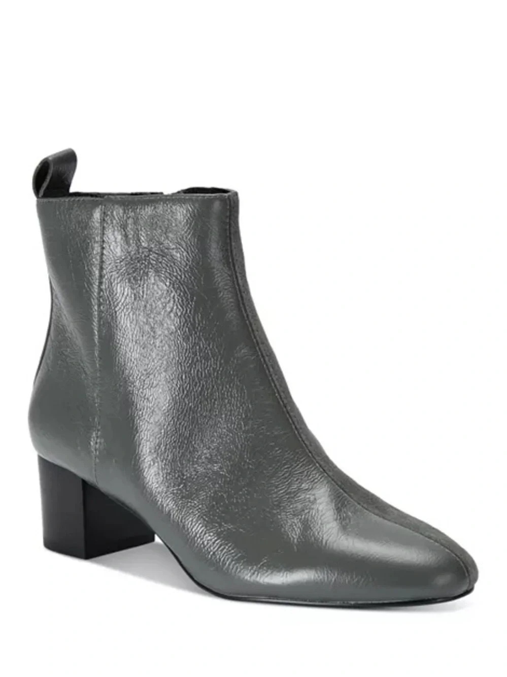 NWOB Kurt Geiger London Elmer Split Leather Suede Ankle Boots Gray Sz 36 US 6